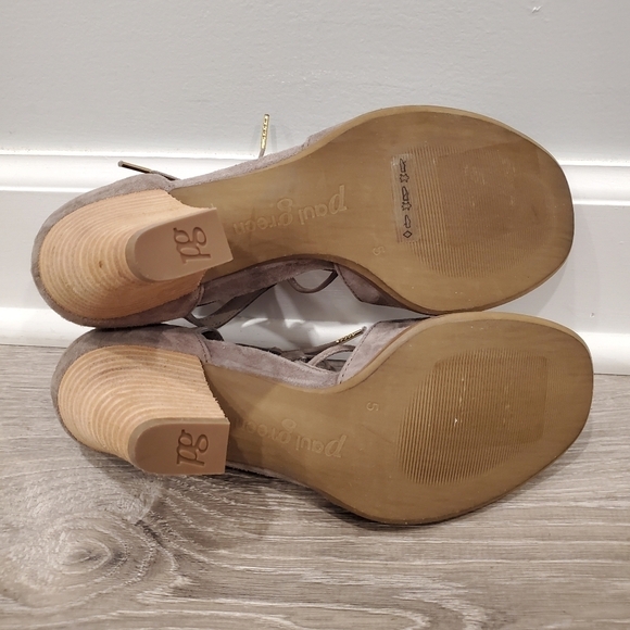 NEW Paul Green MARSHA LACE UP HEEL Taupe Suede - Picture 5 of 6